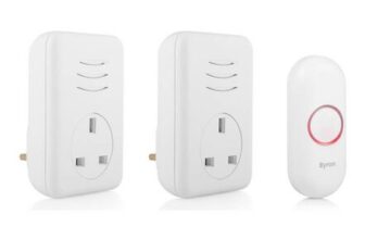Byron DBY-22317UK White Wireless Doorbell Kit
