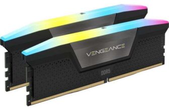 CORSAIR Vengeance RGB DDR5 6000 MHz PC RAM 16 GB 2 Black