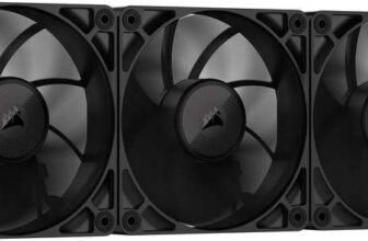 CORSAIR iCUE LINK RX120 MAX 120mm PWM Thick Fans with iCUE LINK System Hub High-Static Pressure Liquid Crystal Polymer