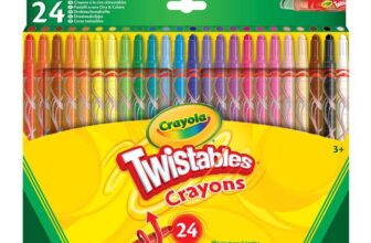 CRAYOLA Twistables Colouring Crayons – Assorted Colours 3 X Pack of 24