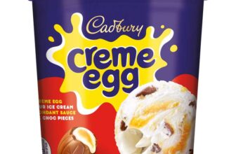 Cadbury Creme Egg Flavour Ice Cream 425ml