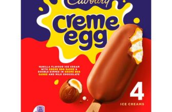 Cadbury Creme Egg Ice Creams 4 x 90ml (360ml)