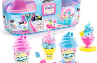 Canal Toys – So Slime DIY – Slime Fluffy Case for Children – DIY Scented Fluffy Slime Kit with Shakers Powders and Decorations – Storage Carry Case Creative Activity 6 Years Plus – SSC206