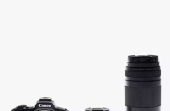 Canon EOS R50 Compact System Camera with RF-S 18-45mm Zoom & 75-300mm Lenses, Double Lens Kit