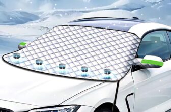 Car Windscreen Cover Frost for Winter Heavy-Duty Ultra Magnets Thick Frost Ice Snow Car Screen Protector with Side Wing Mirror Cover Automotive Sun Shade Fits Most SUV and Various Sizes
