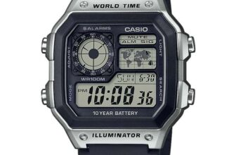 Casio Digital AE-1200WH-1CVEF Watch, Black (delayed dispatch)