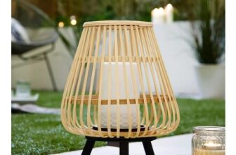 Catalina Bamboo LED Lantern