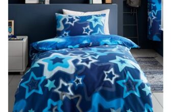 Catherine Lansfield Blue Ombre Stars Duvet Set