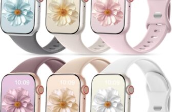 CeMiKa 6 Pack Sport Straps Compatible with Apple Watch Strap 40mm 41mm 38mm 42mm(Series 11) – Silicone Sport Replacement Band for iWatch SE Series 11 10 9 8 7 6 5 4 3 SE3, Women Men