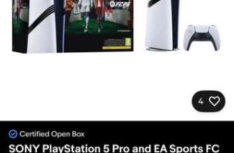 Certified Open Box SONY PlayStation 5 Pro and EA Sports FC 26 Bundle – BOX DAMAGE Currys