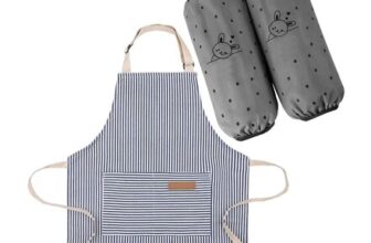 Childrens Apron with Sleeves, Waterproof, Multi-Purpose