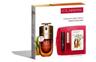 Clarins Double Serum 30ml & Wonder Volume XXL Gift Set