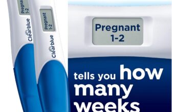 Clearblue Pregnancy Test – Digital with Weeks Indicator, The Only Test That Tells You How Many Weeks, 2 Digital Tests, Packaging May Vary