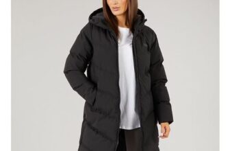 Closure London Womens Longline Split Hem Puffer Coat