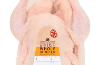 Co-op Space to Thrive British Large Whole Chicken – £2.61 per kg / Non Members £5.30