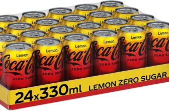 Coca Cola Zero Sugar Can Lemon 330 ml (Pack of 24)