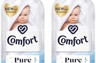 Comfort Pure Dreams Cotton Fresh dermatologically tested fabric softener Sensitive Fabric Conditioner gentle next to sensitive skin 30 washes (900 ml) (Pack of 2)