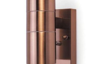 Coral UP/DOWN Wall Light – COPPER – c/w Photocell