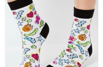 Crayon Doodle Print Socks