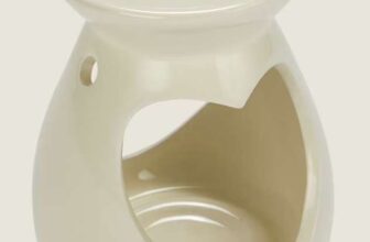 Cream Heart Cut-Out Oil Burner ( Set of 2 ) Free C&C