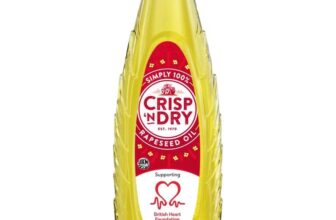 Crisp n Dry Vegetable Oil 100% Rapeseed 1L