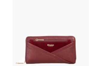 Crossover Detail Zip around Purse