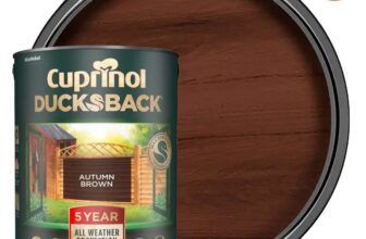 Cuprinol 5 Year Ducksback Matt Shed & Fence Treatment, 5L (10 Colours) – £9.90 for TradePro Members – Free C&C