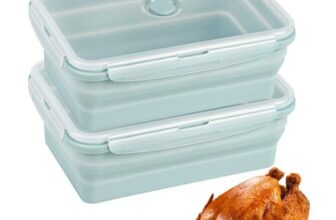 DEAL STACK – CUISITOOL Extra Large Collapsible Silicone Food Storage Containers with Lids