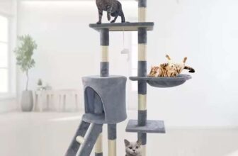 DayPlus Cat Tree Cat Tower Cat Scratching Post, Cat Activity Centre 140cm with code – UK stock – Zhenzhisheng-AE Store