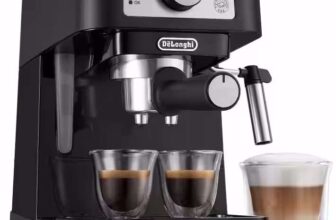 DeLonghi EC260 – NEW – Stilosa Manual Pump Espresso Coffee Machine, Black – W/Code Sold by AO (UK Mainland)