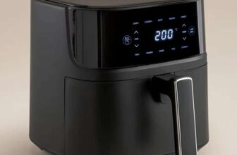 Digital Air Fryer 6L, Black – Free C&C