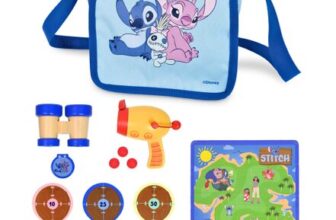 Disney Lilo & Stitch 11 Piece Adventure Bag Playset with Binoculars Bag