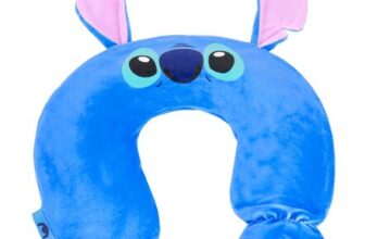 Disney Stitch Neck Hot Water Bottle with Fleece Cover 1.1L