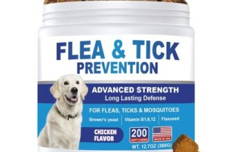 Dogs Flea Tick Chews with Probiotics and Fish Oil