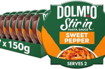 Dolmio Stir In Sweet Pepper Pasta Sauce, Bulk Multipack 7 x 150 g pots