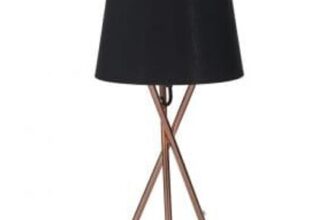 Drey Table Lamp, Brushed Copper