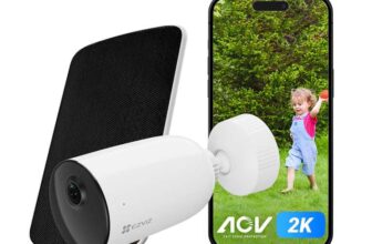 EZVIZ 2025 Solar Camera Wireless, 24/7 Recording HD, CCTV Camera Outdoor at Ezviz Direct FBA