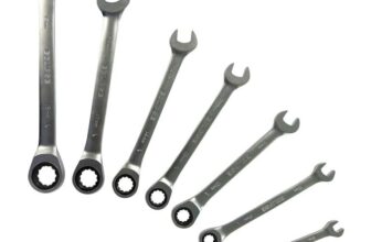 Eclipse 7 piece fixed combination rachet spanners