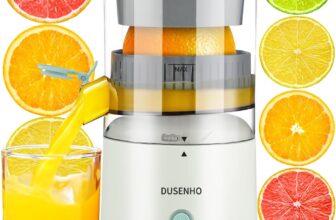 Electric Citrus Juicer Rechargeable – Electric Juicer Machines with USB and Cleaning Brush Portable Compact Juicer for Orange, Lemon, Limes
