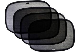 Enovoe Car Window Shade 4-Pack, Glare Protection, 53×36 Cm