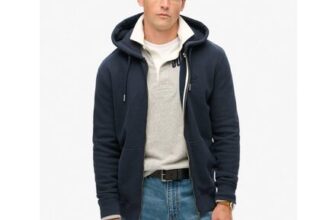 Essential Logo Zip Hoodie-Small