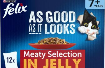 FELIX As Good As it Looks Senior 7 Meat in Jelly Wet Cat Food 12x85g