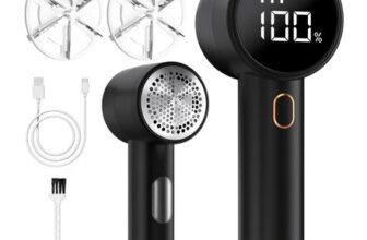 Fabric Shaver, Portable Rechargeable Electric Lint Remover, 3 Speeds