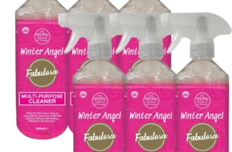 Fabulosa Antibacterial Disinfectant Spray, All Purpose Multi Surface Cleaner, 500ml, 6 Pack, Winter Angel (packaging may vary)