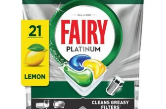 Fairy 21 Platinum Lemon Dishwasher Tablets