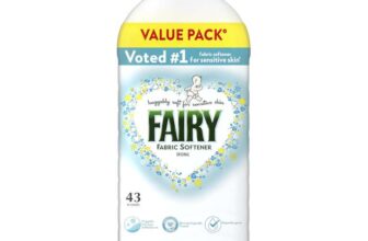 Fairy Fabric Conditioner Original 1.419L 43 Washes, Gentle Softness & Fresh Clean Scent
