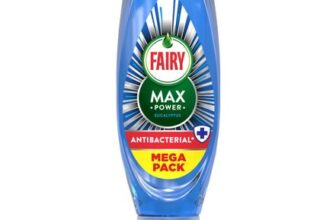 Fairy Max Power Washing up Liquid, Antibacterial, 730ml