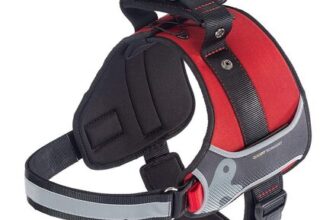 Ferplast Hercules Dog Harness, Large, Adjustable, Padded, with Handle