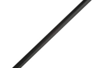 Fiesta Compostable Paper Smoothie Straws Black (250 Pack) FB145