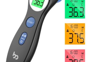 Forehead Thermometer for Adults Kids, No-Touch Infrared LCD Display Digital Baby Thermometers Body Temperature Thermometer